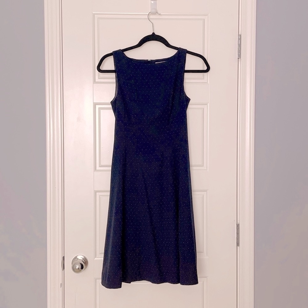 Navy suit dress